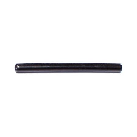 Midwest Fastener Tension Spring Pin, 3/32 in Outside Dia, 1-1/4 in L, Steel, 30 PK 72758